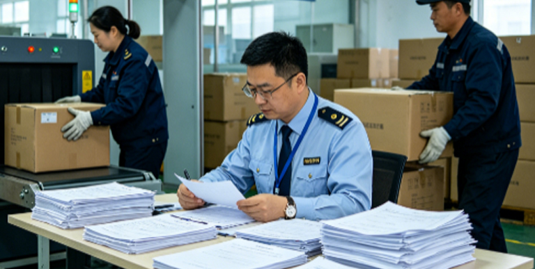 清关现场审查过程